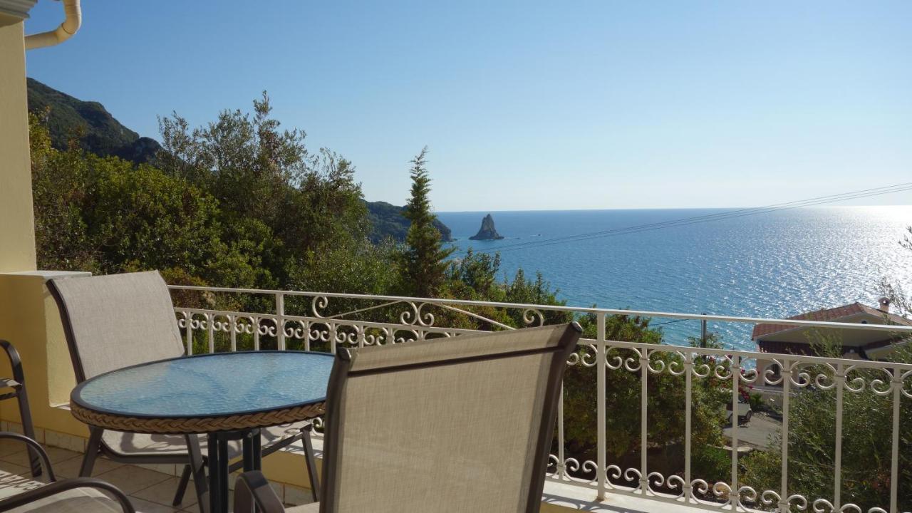 Natalia Apartment B With Panoramic Sea Views Of Agios Gordios Bay Exterior foto